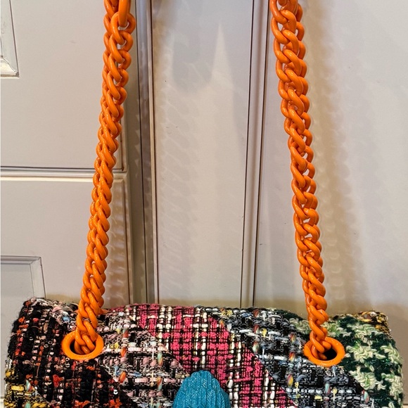 Kurt Geiger London Kensington X Tweed Shoulder Bag - Picture 12 of 14